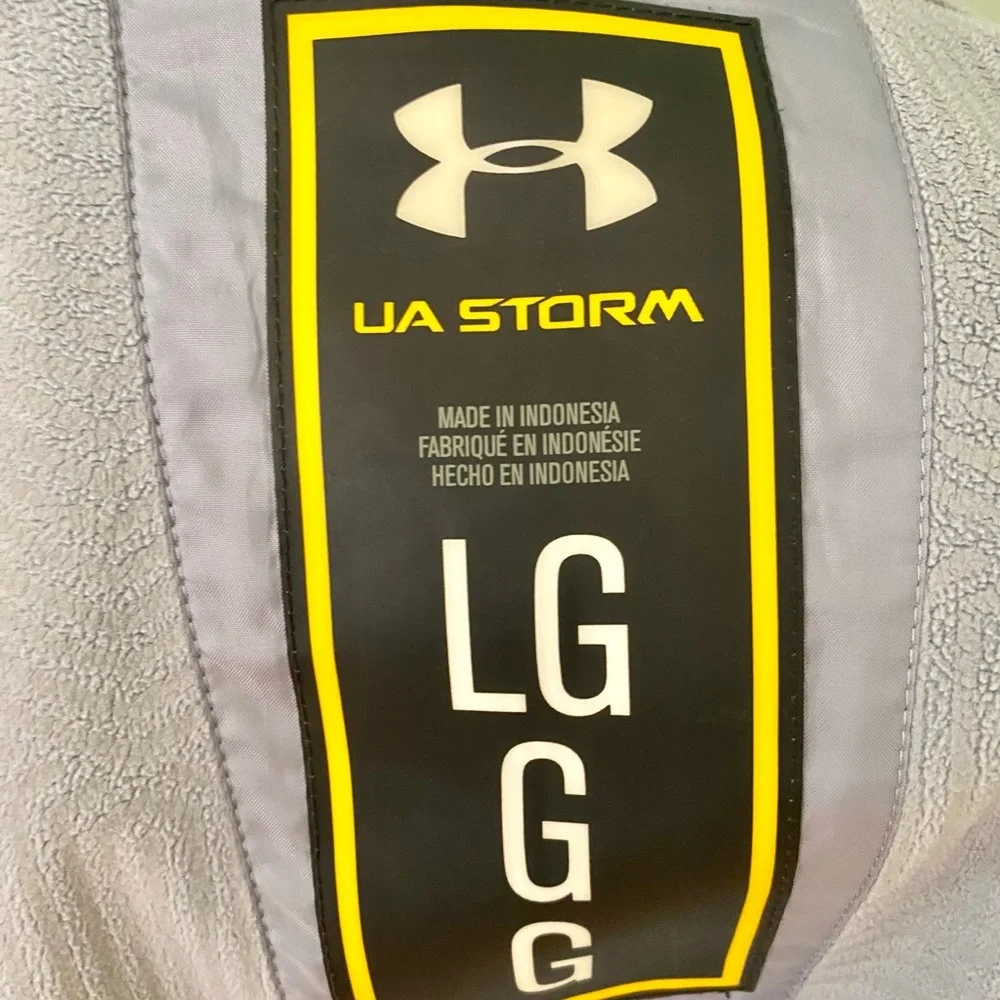 Men's Gray Under Armour UA Storm Jacket Size Large - Picture 9 of 9